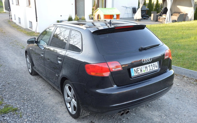 Audi A3 cena 25900 przebieg: 226469, rok produkcji 2008 z Olkusz małe 106